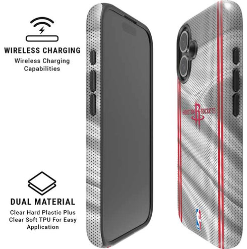 NBA Houston Rockets Home Jersey iPhone 16 Magsafe Impact Case